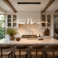 Wavy Sculptural LED Pendant